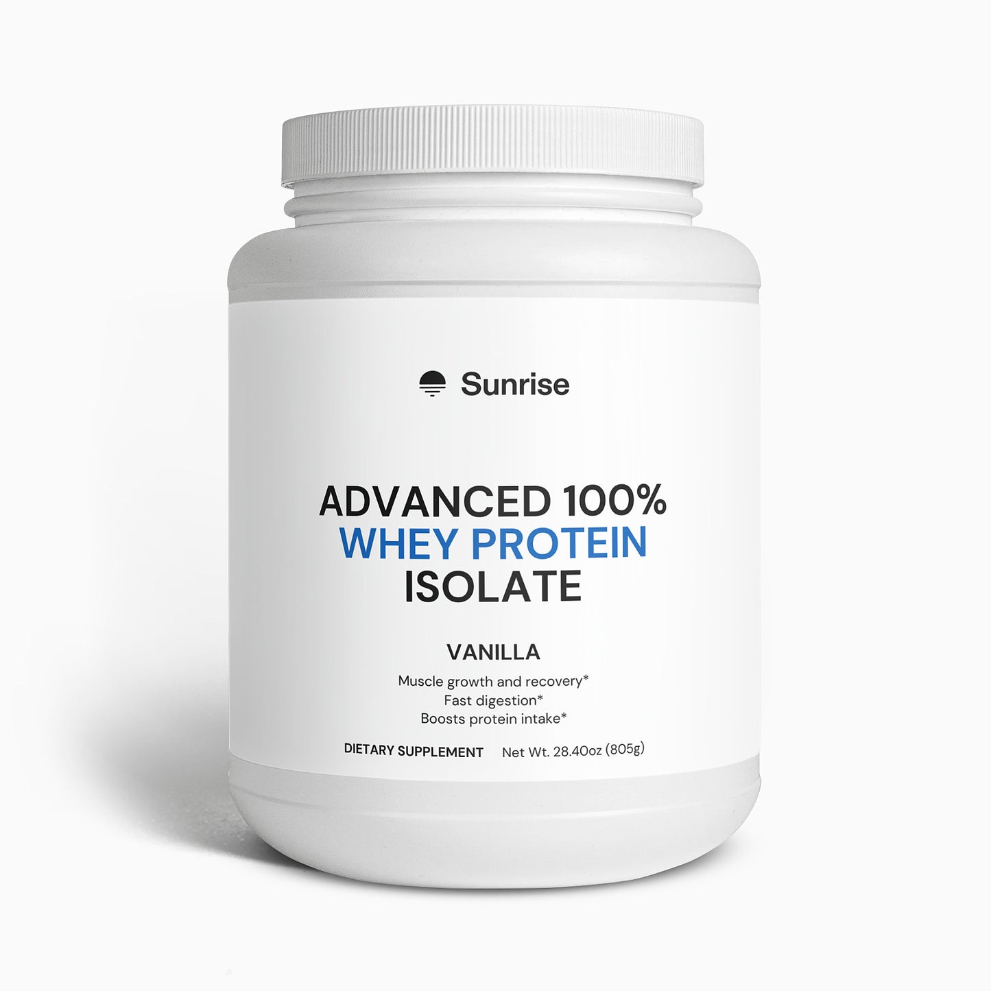 Advanced 100% Whey Protein Isolate (Vanilla)