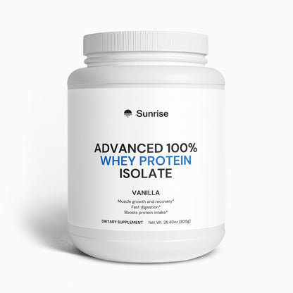 Advanced 100% Whey Protein Isolate (Vanilla)